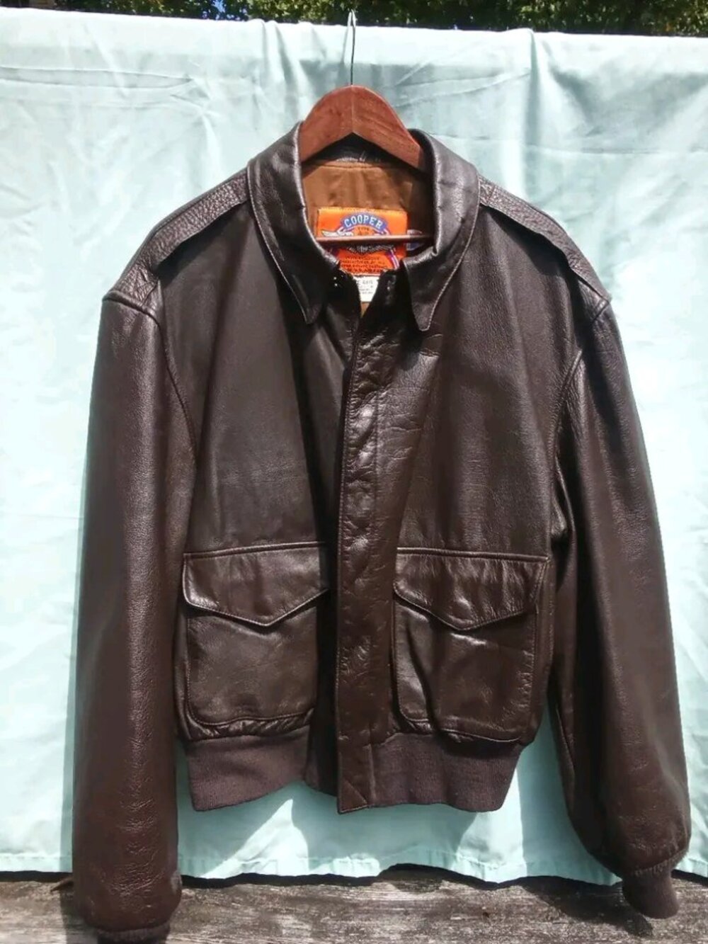 USAF A-2 flight jacket 1987